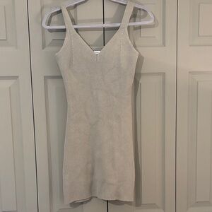 Elegant sage Knit Dress